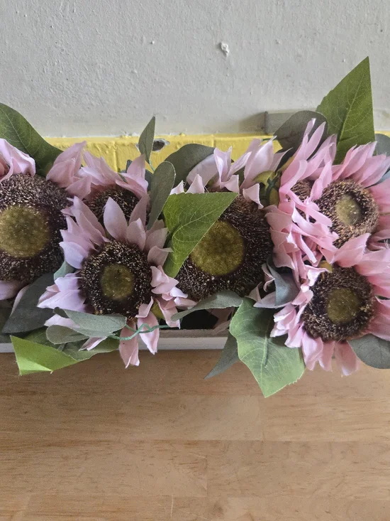 Pink Artificial Sunflower Arrangement - Unbranded