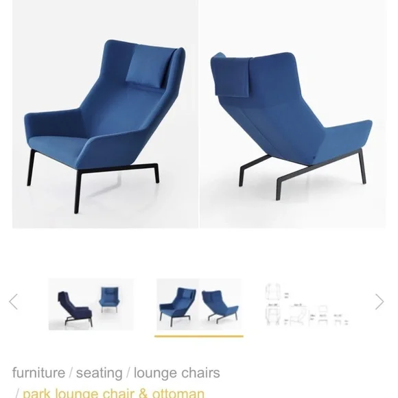 Niels Bendtsen Park Lounge Chair And Ottoman Cover