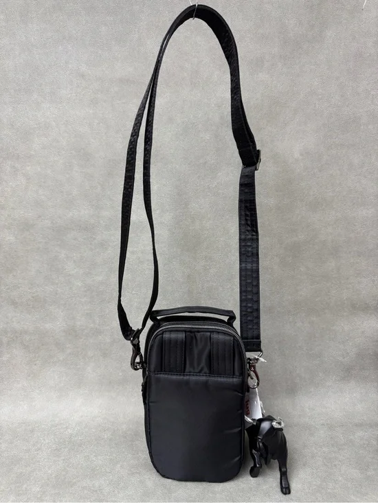 lug Black Compact Crossbody Messenger Pouch