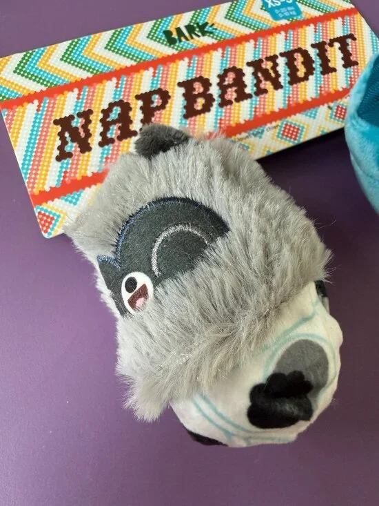 NWT! Bark | Nap Bandit Raccoon Toy