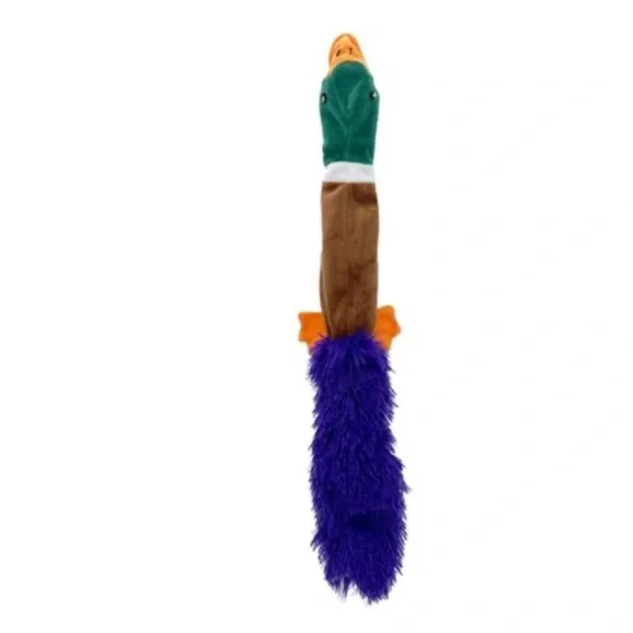 MULTIPET Empty Nester Bird Unstuffed Dog Toy‎ - Purple - 20