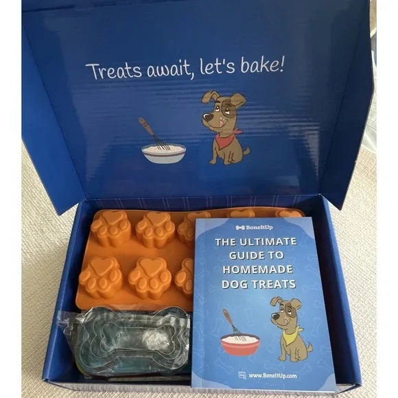 BONEITUP  Homemade Dog Treats Kit Doggie Snacks Dog Recipes NEW