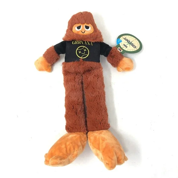 Bark Box Gigfoot Dog Plush Toy Large Grrvana Nirvana Bigfoot Squeaker NWT