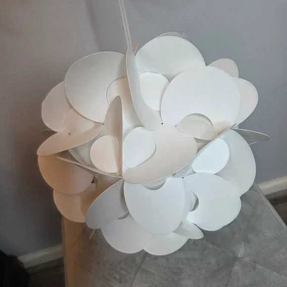 Akari Lanterns‎ Deluxe Rounds White Pendant Light Fixture