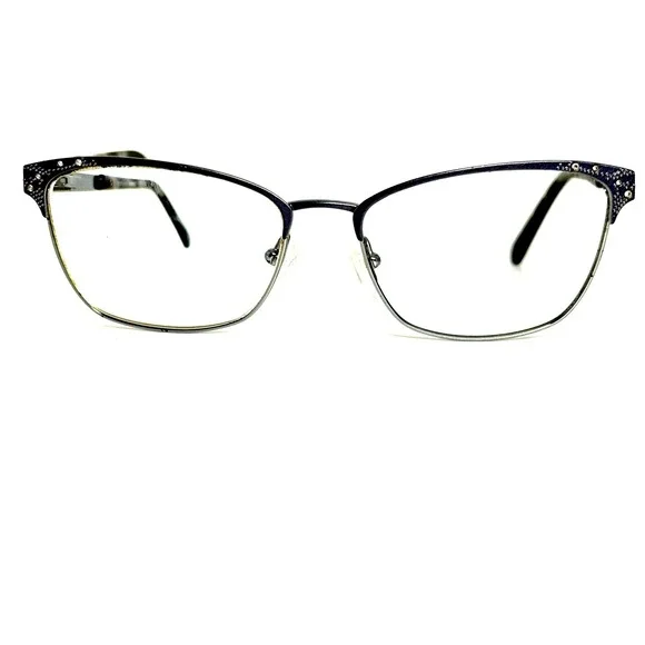Cote D'Azur Europa CDA-271 C3 Eyeglasses Blue‎ Tortoise Cat Eye 52-16-135