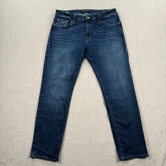 Mavi Marcus Slim Straight Leg‎ Jeans Mens 36x30 Dark Wash Blue Stretch Denim