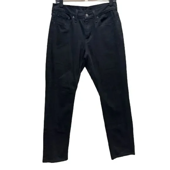 Levi Strauss‎ Men's Original Fit Jeans Classic Black Wash Denim Size 29x32
