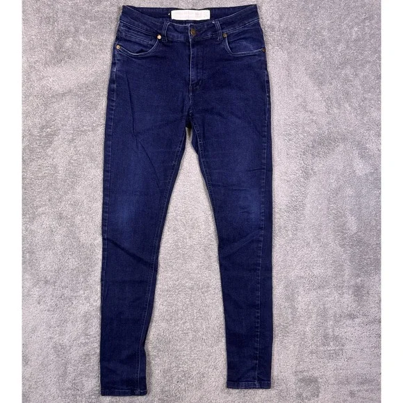 Barbell Apparel Jeans Mens 30x34 Blue Athletic Fit Stretch Denim‎ Dark USA Made