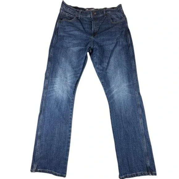 Wrangler Jeans Mens 36x36 Retro Relaxed Boot Medium Wash Denim