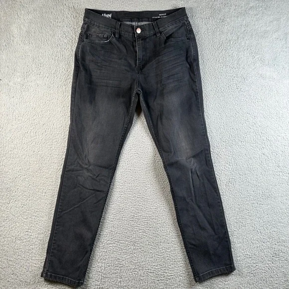 Mugsy Jeans Mags Mens 32x32 Faded Black Slim Fit Stretch Denim FLX4NKG Comfort