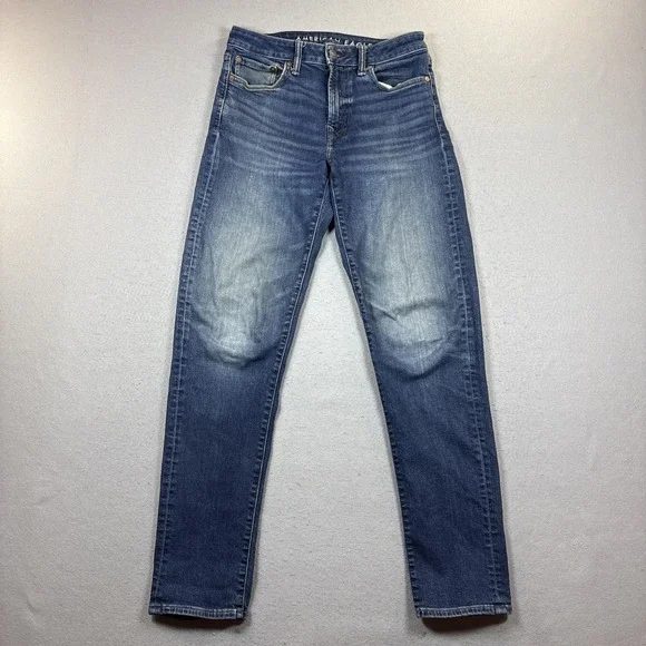 American Eagle Slim‎ Straight Airflex+ Jeans Mens 30x34 Blue
