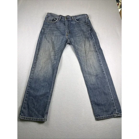 Levis 505‎ Stretch Jeans Mens Size 36x30 Denim Regular Fit Straight