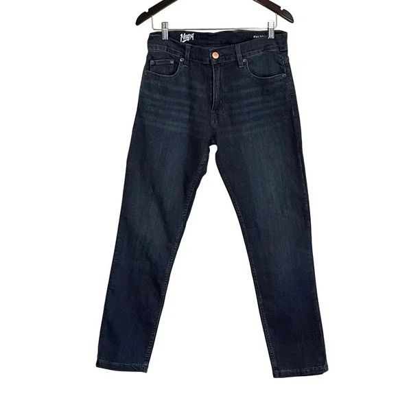 Mugsy Fultons Mens Dark Wash Slim Straight Stretch Jeans‎ 32x30 Indigo FLX3NFU