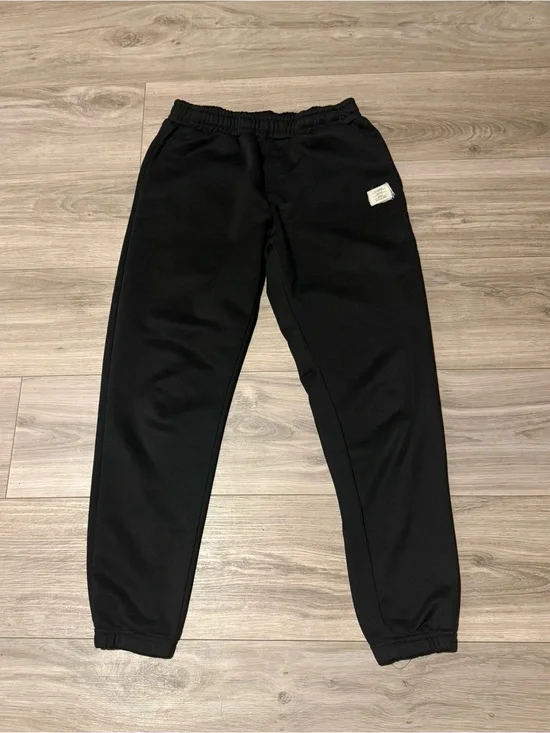 SHEIN Black Elastic Waist Joggers