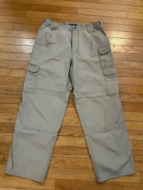 5.11 Tactical Series Cargo Pants Mens 36x30 Khaki Ripstop Utility Tactical Work