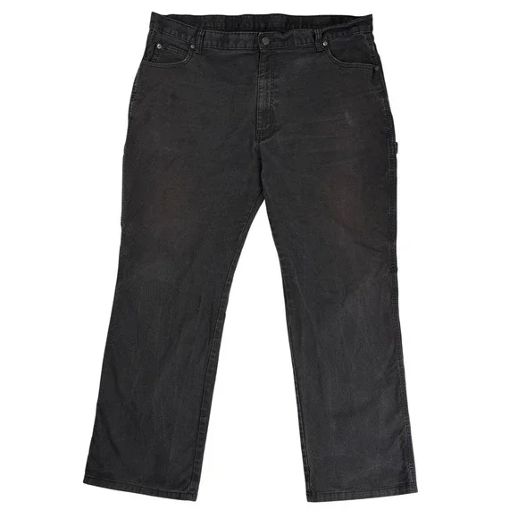 Dickies Men's‎ Carpenter Work Pants 40x32 Black Cotton Stretch Hammer Loop