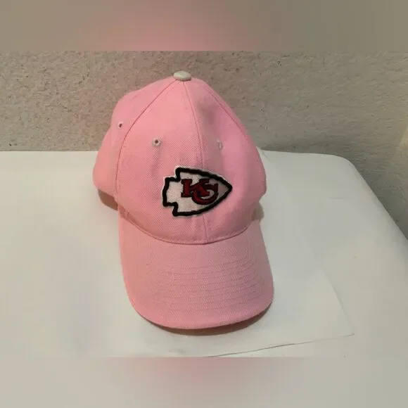 Kansas City Chiefs Hat pink ladies 80% acrylic 20% wool