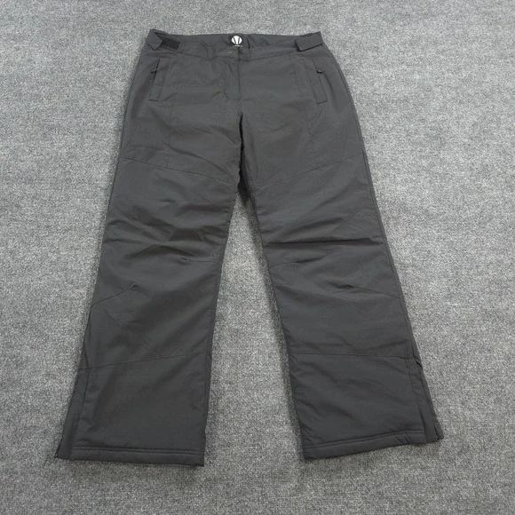 Sunice Pants Mens Large Black Softshell Insulated Snow Ski Adjustable Waist