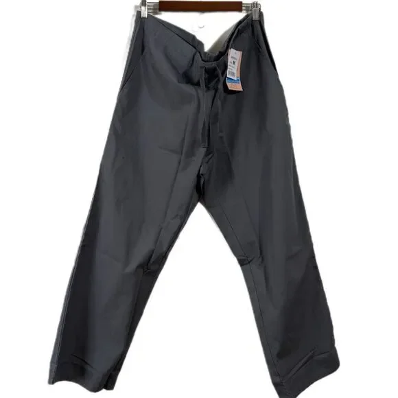 Gray Chinos with‎ Relaxed Fit and Adjustable Waistband