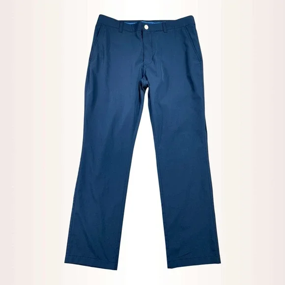 Bonobos Golf Pant Mens 34x29 Blue‎ Tailored Grip Waistband Wicking Stretch