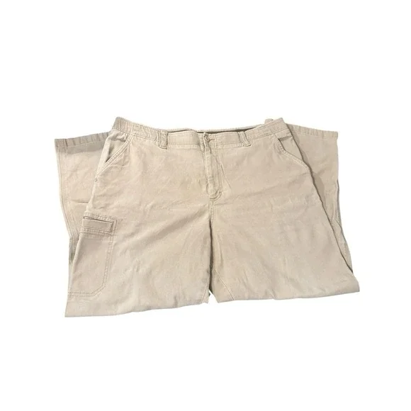 LL Bean Pants Mens 38x30 Khaki‎ Beige Natural Fit
