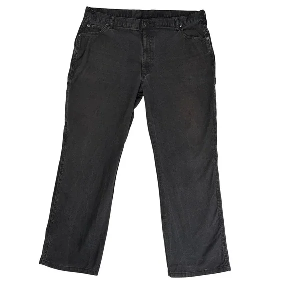 Dickies Men's Work Pants 40x32 Black Cotton Stretch Utility‎ Straight