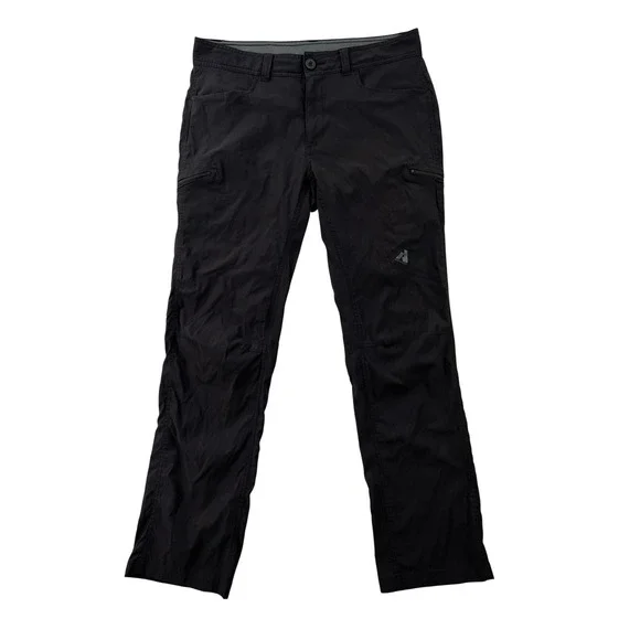 Eddie Bauer First Ascent Mens 34x34 (fit 35x33) Black Guide Pants Hiking Cargo