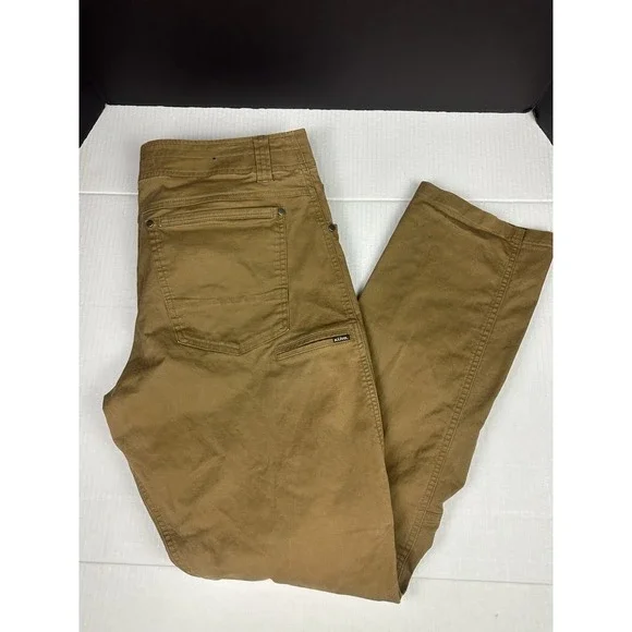 Kuhl Tan Rydr Lite Klassik Fit Outdoor Pants Gorpcore Mens Size 38x32