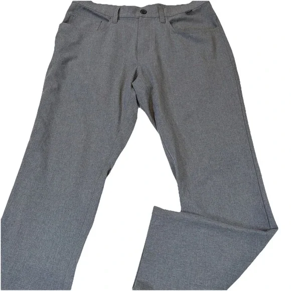 Travis Mathew Golf Pants Men 32x29 Gray Performance‎ Stretch Straight Fit Casual