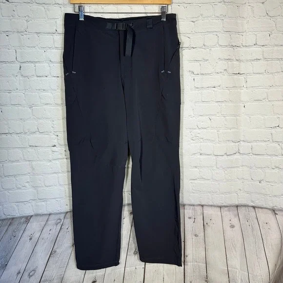 Lululemon Outdoor Training Pants 33 Mens Black Technical Hiking LM5AI5S Active