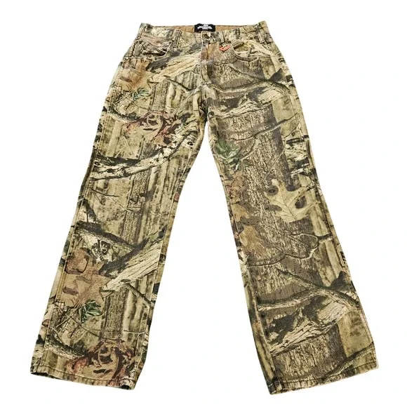 Mossy Oak Breakup Infinity Camo Pants Mens 30x30/30x27.5 Real Tree Hunting Denim