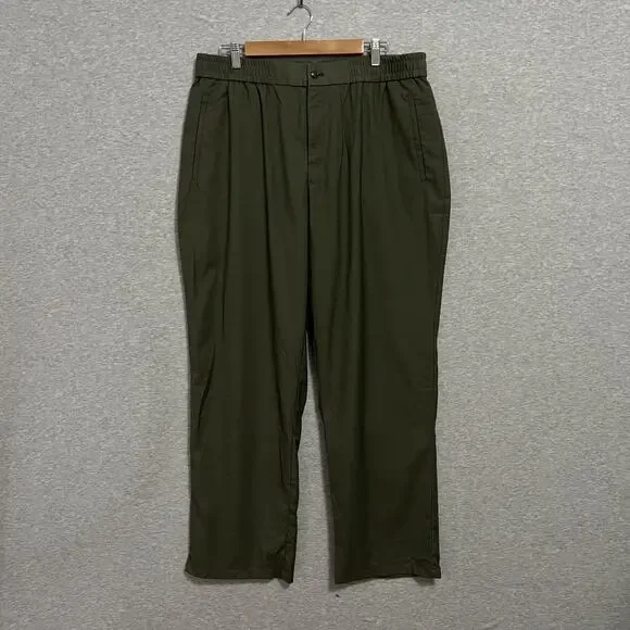 Harry Brown‎ London Pants Mens 38R Bamboo Viscose Blend Stretch Elastic Waist