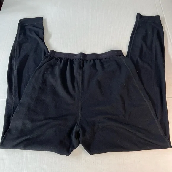 Patagonia Sz‎ Large Black Knot Leggings Performance Layer