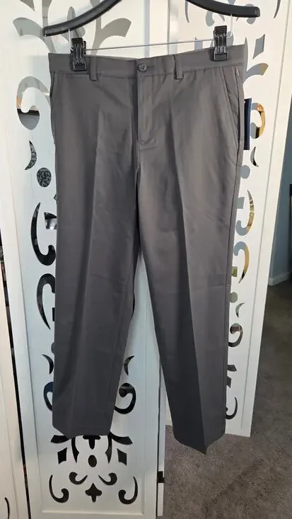 Ben Hogan Performance Boys Size 18 Golf Pants Asphalt Gray Stretch NWT