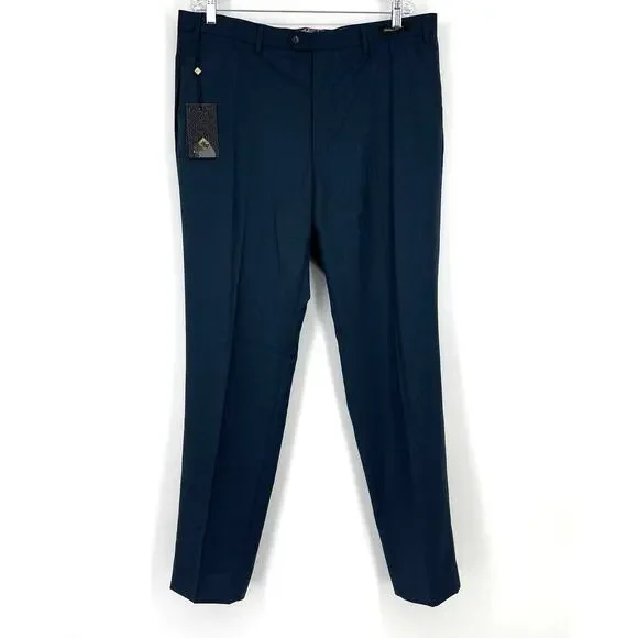 Ted Baker London‎ Debonair Plain Suit Trousers Teal Blue Men's 38L NWT