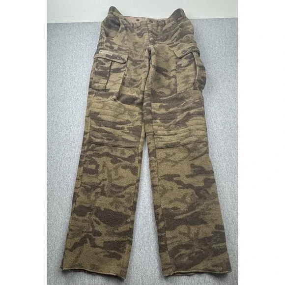 Columbia Cargo Pants Camo Wool Blend‎ Gallatin Range Sz 34x36 Hunting Vtg HM8040