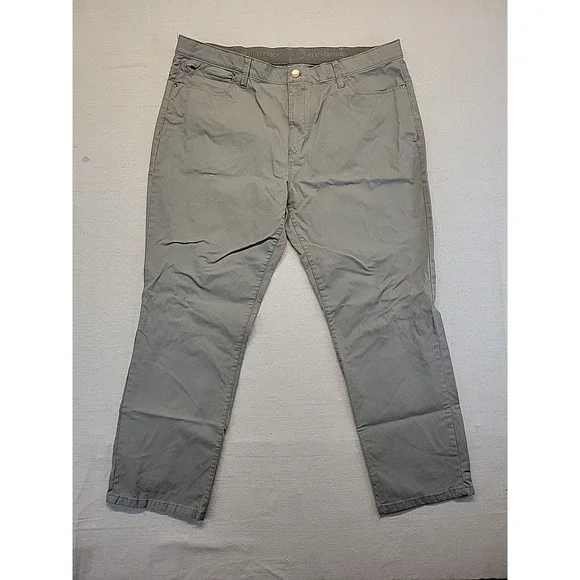 Weatherproof Men's WP Outdoor Pants 42W 30L Gray Stretch Hiking Work Wear