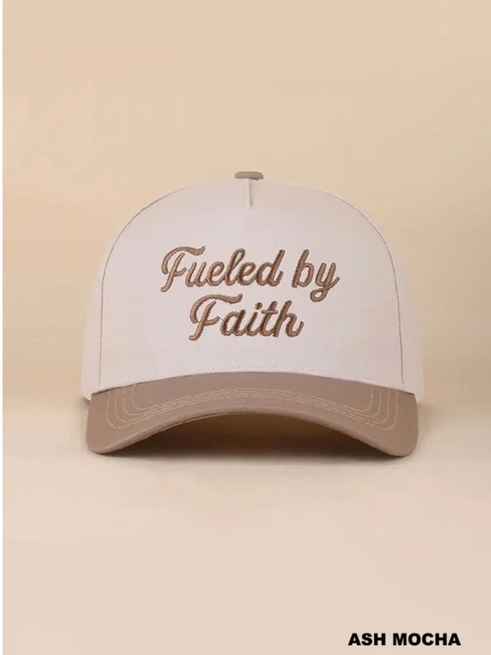 FUELED BY FAITH TWO TONE SNAPBACK HAT