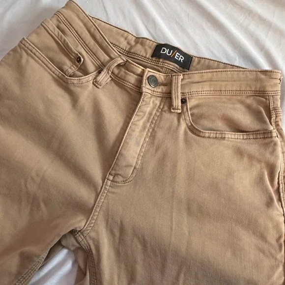 DU/ER No Sweat Relaxed Tapered Pants Men Size‎ 30x30 Stretch Casual