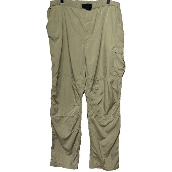 The North Face Y2K‎ Nylon Belted Cargo Pants Beige Men's Size Large