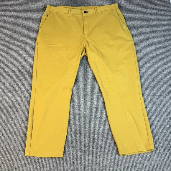 Public Rec Workday Chino Pants Men 40x28 Khaki Straight Leg Performance 5 Pocket