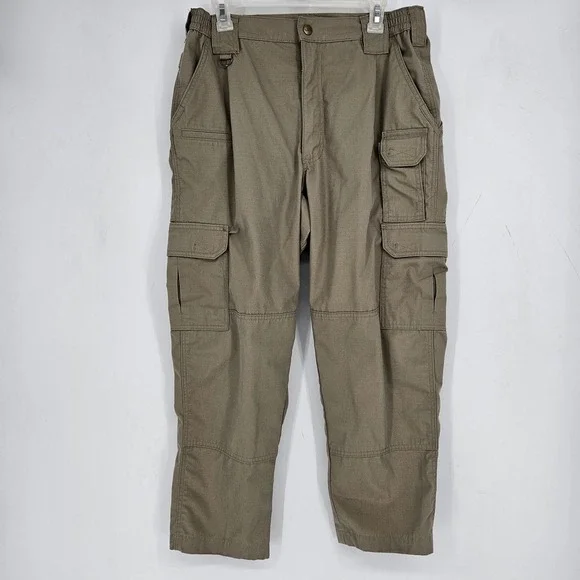 5.11 Tactical Pants Mens 34 x 30‎ Ripstop Utility Cargo Tan Beige Outdoors Work