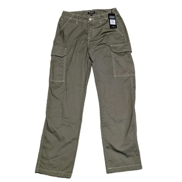 True Religion Men Pants‎ Size 36x32 Baggy Cargo Pants NWT Color Kalamata