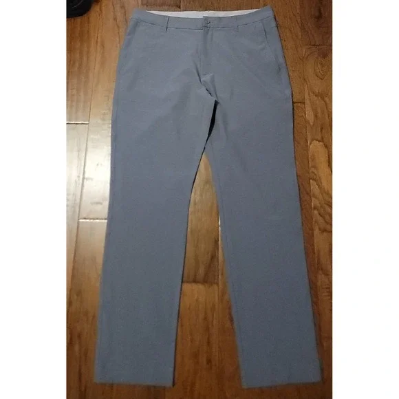 FootJoy Men's Gray Golf Performance Straight Athletic Fit Pants‎ Sz 35x30