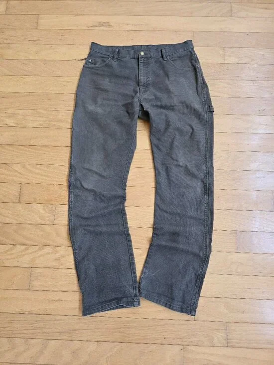 Dickies | grey canvas skater straight leg pants | MENS 34'