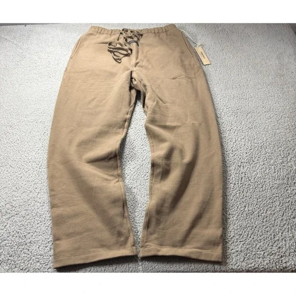 Fear of God Essentials Brown Fleece Sweatpants‎ Straight Leg XL NEW