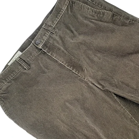 Orvis Corduroy‎ Pants Mens 40 Trousers Brown Cotton Flat Front Straight Leg