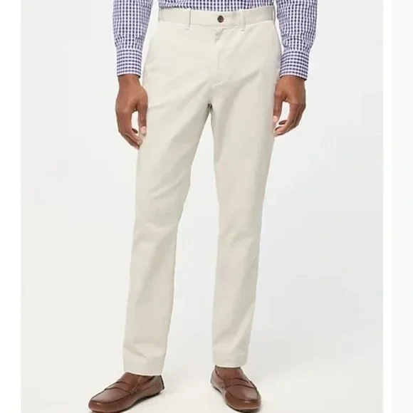 J. Crew Men's Athletic Slim Fit Chino Pants Stone Size 35x30 NWT