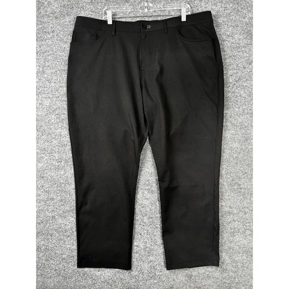 Public Rec  Pants Mens 43x26 Black All Day Every Day Polyester 5-Pocket Trousers