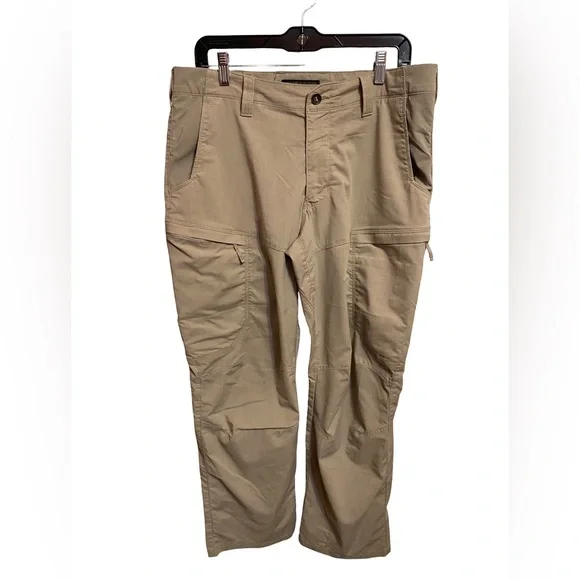 5.11 Tactical Straight Fit Ridge Cargo Pants Mens Size 35x30 Tan